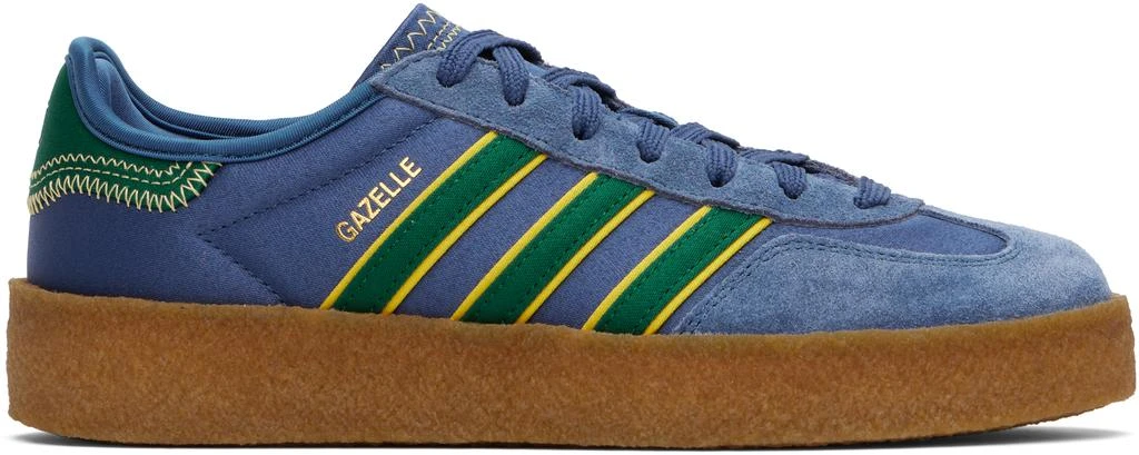 Adidas Navy & Green Edison Chen Edition CLOT Gazelle Sneakers 1