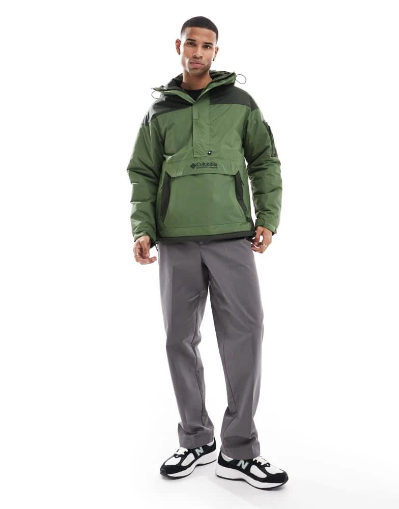Columbia Columbia Challenger II insulated pullover in green 1