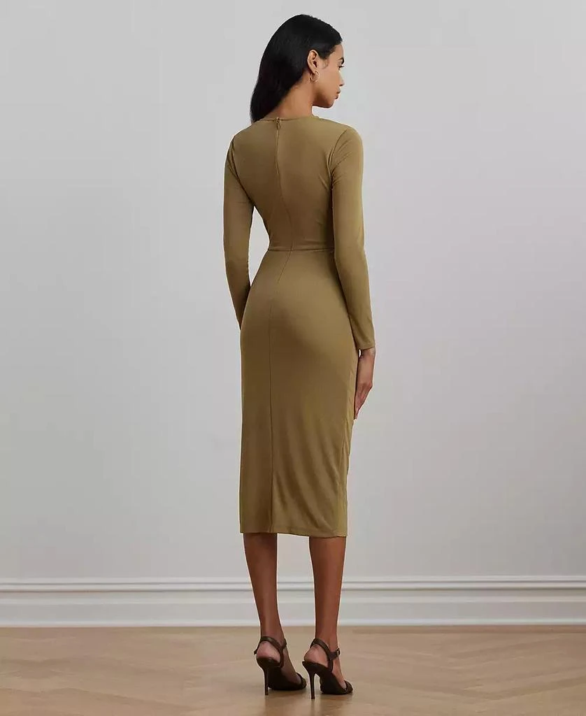 Ralph Lauren Women's Buckle-Trim Stretch Jersey Dress 2