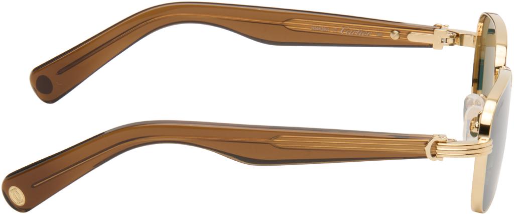 Cartier Brown 'Première de Cartier' Sunglasses