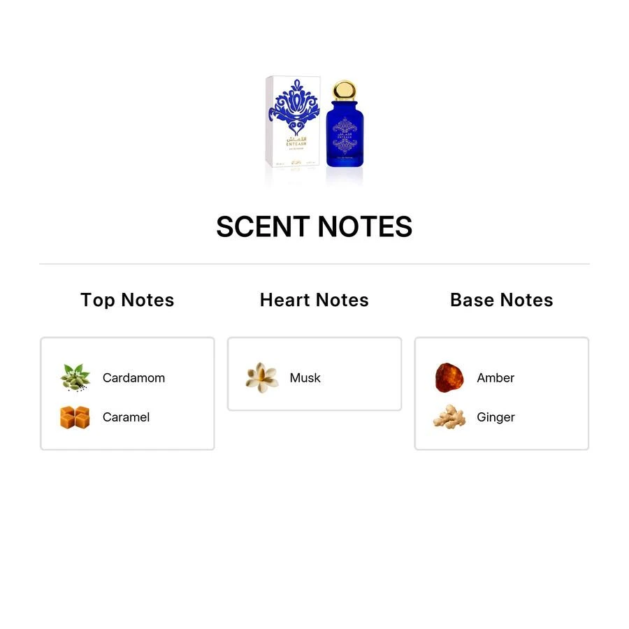 Rasasi Unisex Entash EDP Spray 3.38 oz Fragrances 0614514438091 3