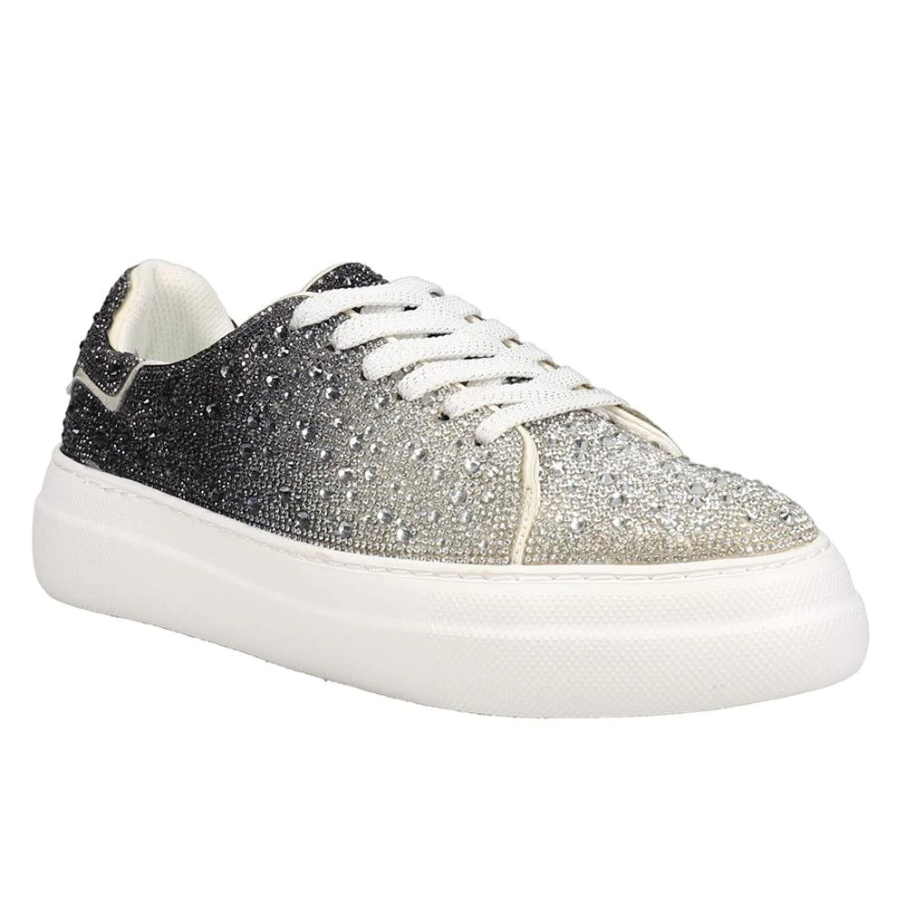 Corkys Bedazzle Rhinestone Lace Up Platform Sneakers 2