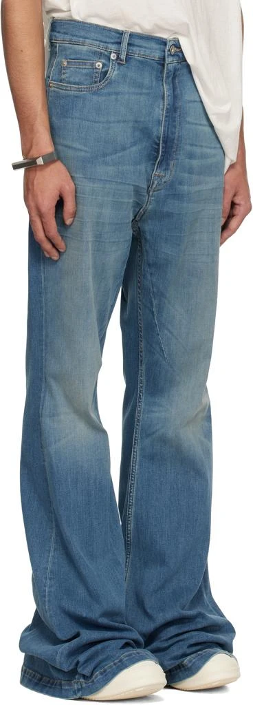 Rick Owens Indigo Hollywood Bolan Bootcut Jeans 2