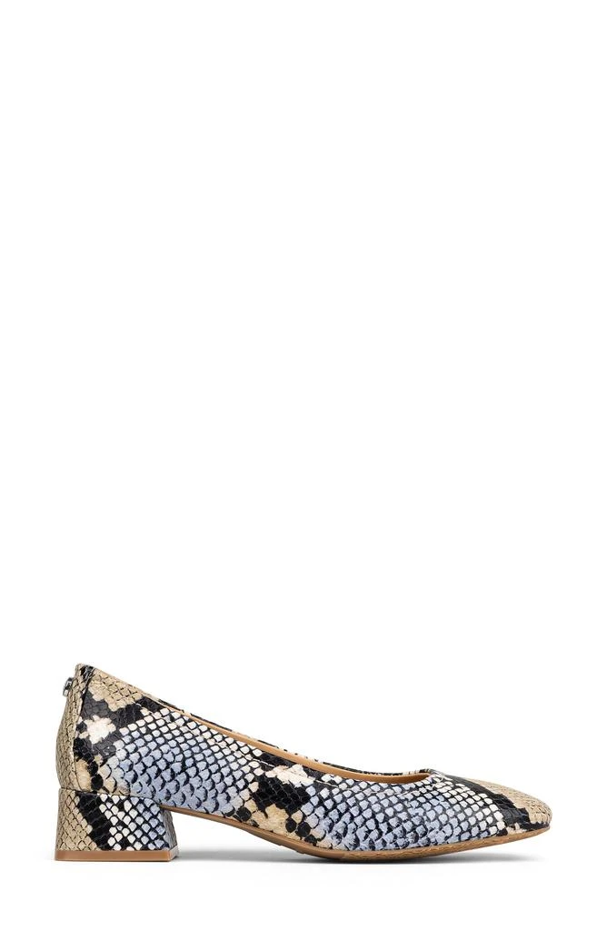 Donald Pliner Snakeskin Print Mid Heel Pump 3