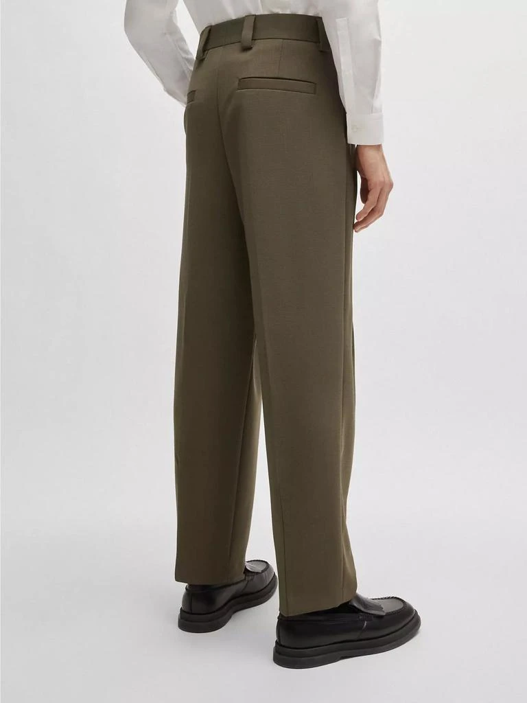 Hugo Boss Tailored Trousers in a Stretch-Wool Blend 4