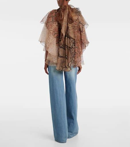 Zimmermann Memento ruffled silk blouse 3