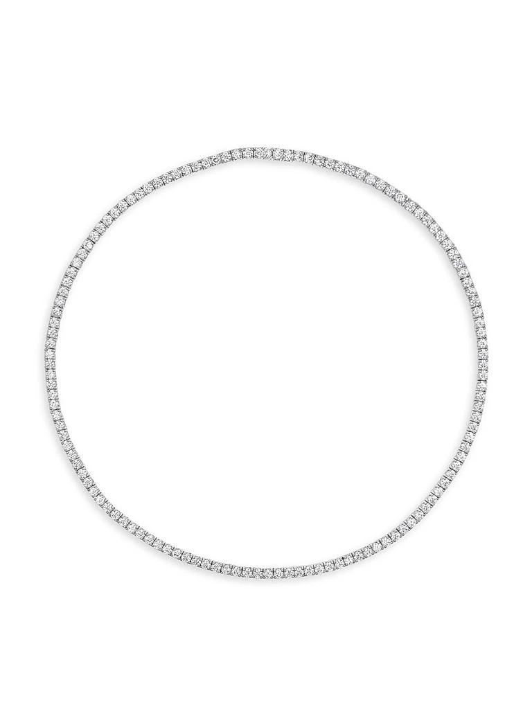 Shashi Sterling Silver 
Cubic Zirconia Tennis Necklace