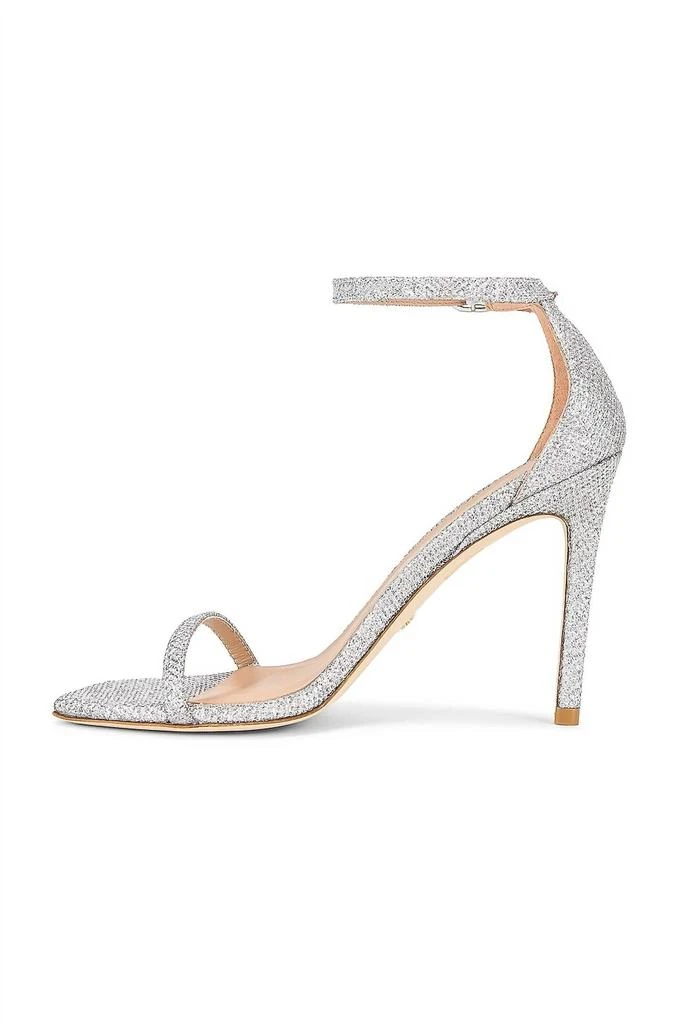 Stuart Weitzman Nudistcurve 100 Sandal In Crystal 4