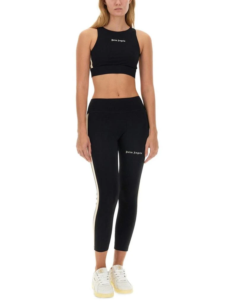 Palm Angels Palm Angels Leggings With Logo 2