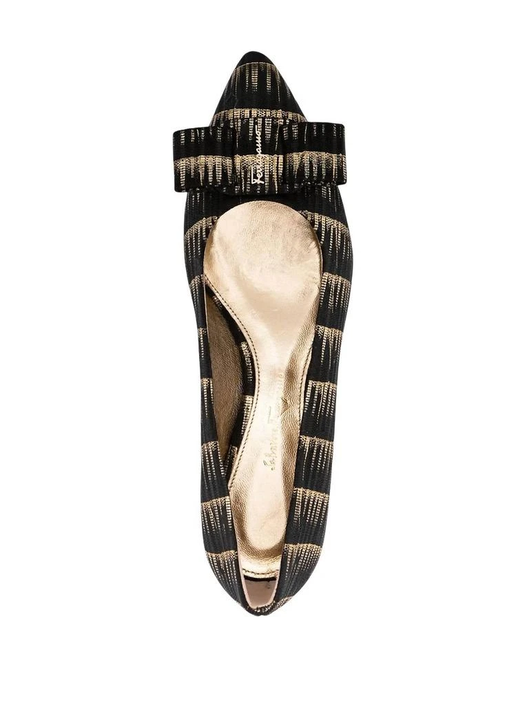 Salvatore Ferragamo Salvatore Ferragamo - Women
s Brush Stroke Effect Ballerinas Shoes 4