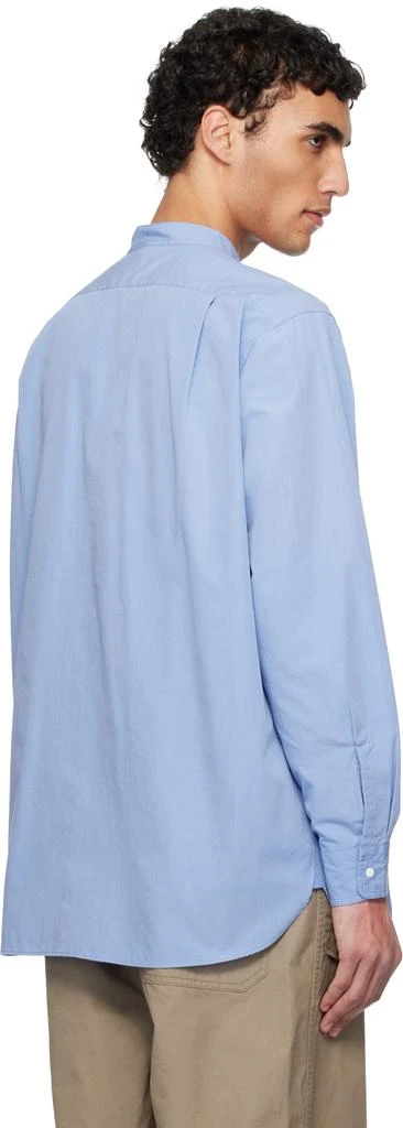 Nanamica Blue Band Collar Wind Shirt 3