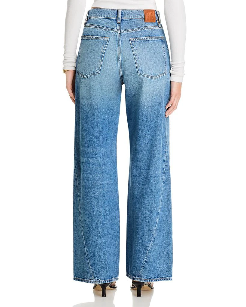 ANINE BING Brie High Rise Jeans in Blue 3