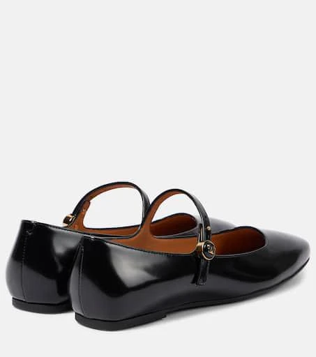 Tod's Polished leather Mary Jane flats 3