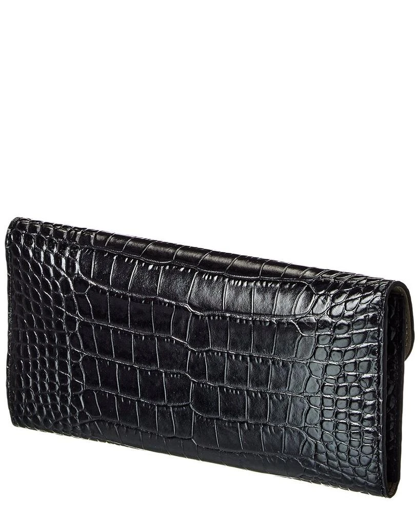 Totême TOTEME T-Lock Croc-Embossed Leather Continental Wallet 2