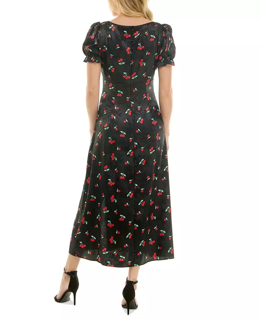 junior midi dresses with sleeves Juniors' Live To Be Spoiled Flutter Sleeve Midi Dress