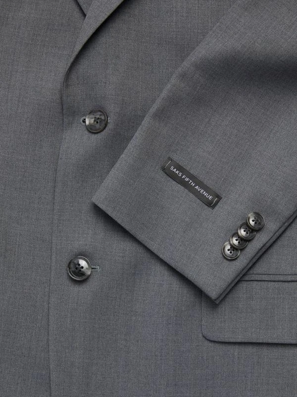 Saks Fifth Avenue Modern-Fit Wool-Blend Suit 3