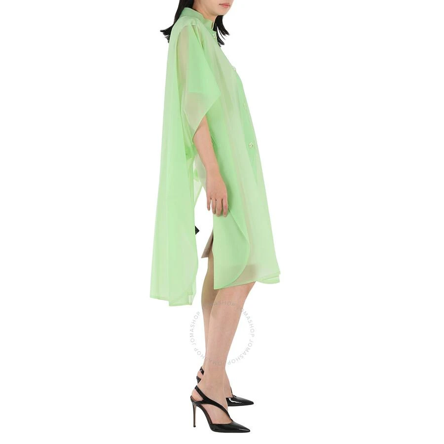 Burberry Ladies Mint Green Soft-touch Plastic Poncho 2