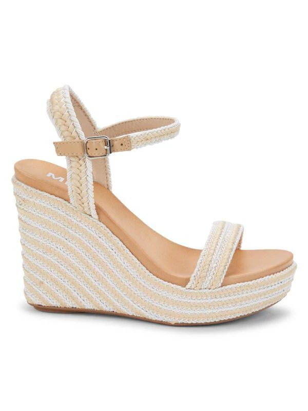 MIA Woven Wedge Sandals 1