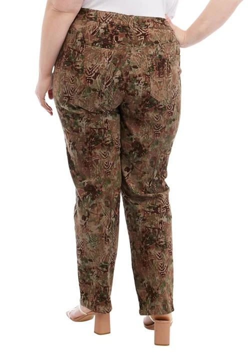 Gloria Vanderbilt Vanderbilt Plus Size Amanda Classic Printed Jeans 2