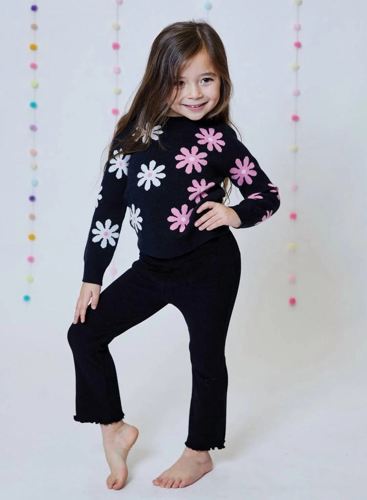 Design History Design History - Girl's Fun Daisy Sweater 3