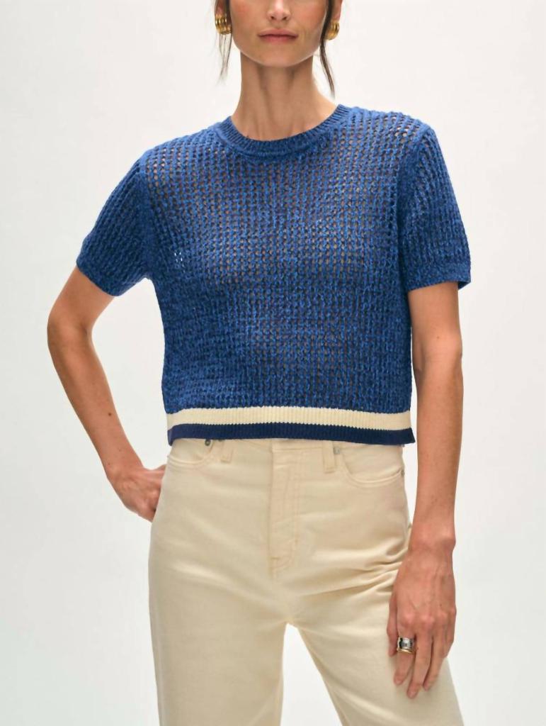 White + Warren White + Warren - Organic Cotton Mesh T-shirt