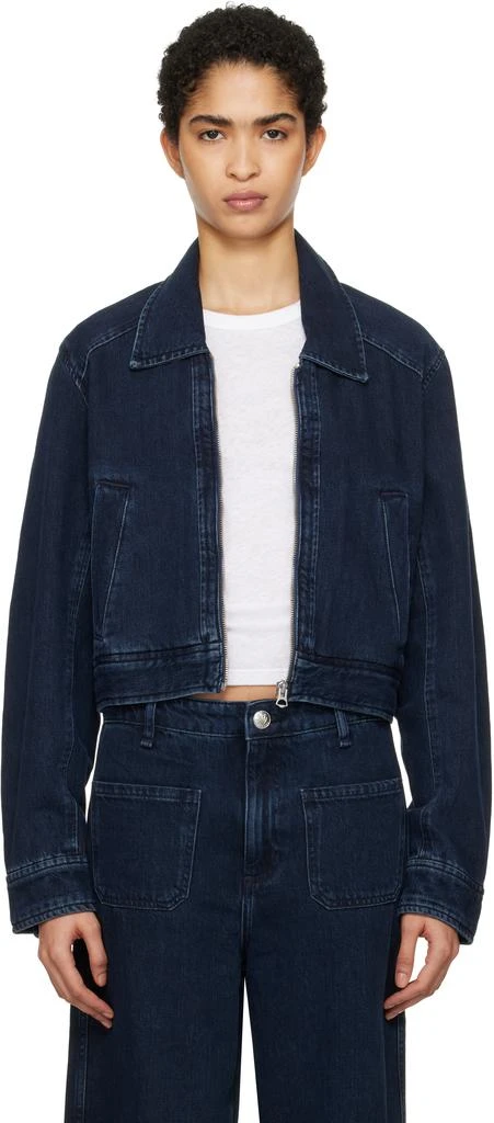 Rag & Bone Blue Anya Denim Jacket 1