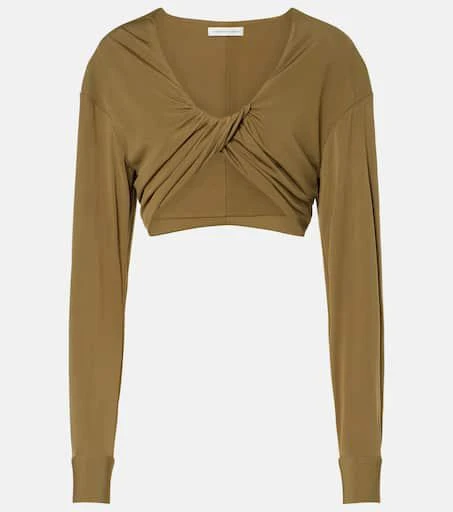 Christopher Esber Vivenda jersey crop top 1