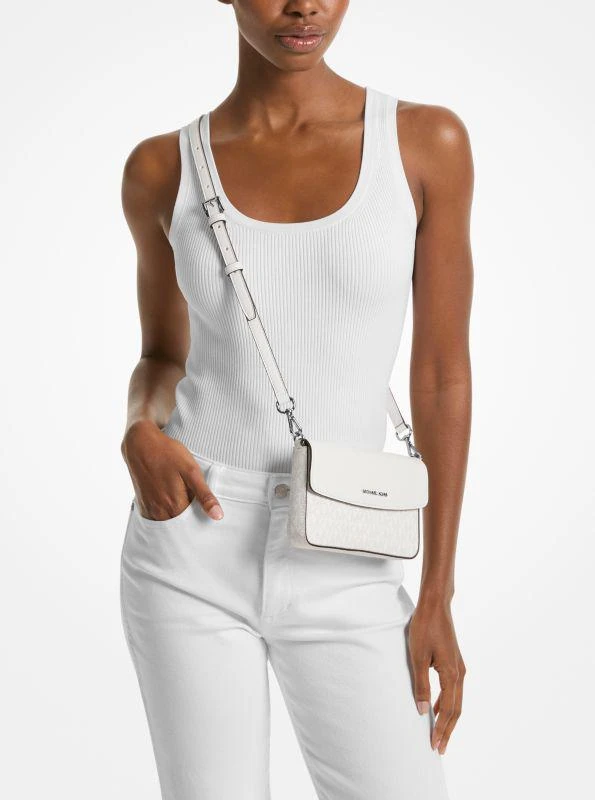 Michael Kors Jet Set Large 2-in-1 Pebbled Leather Tote Bag 4