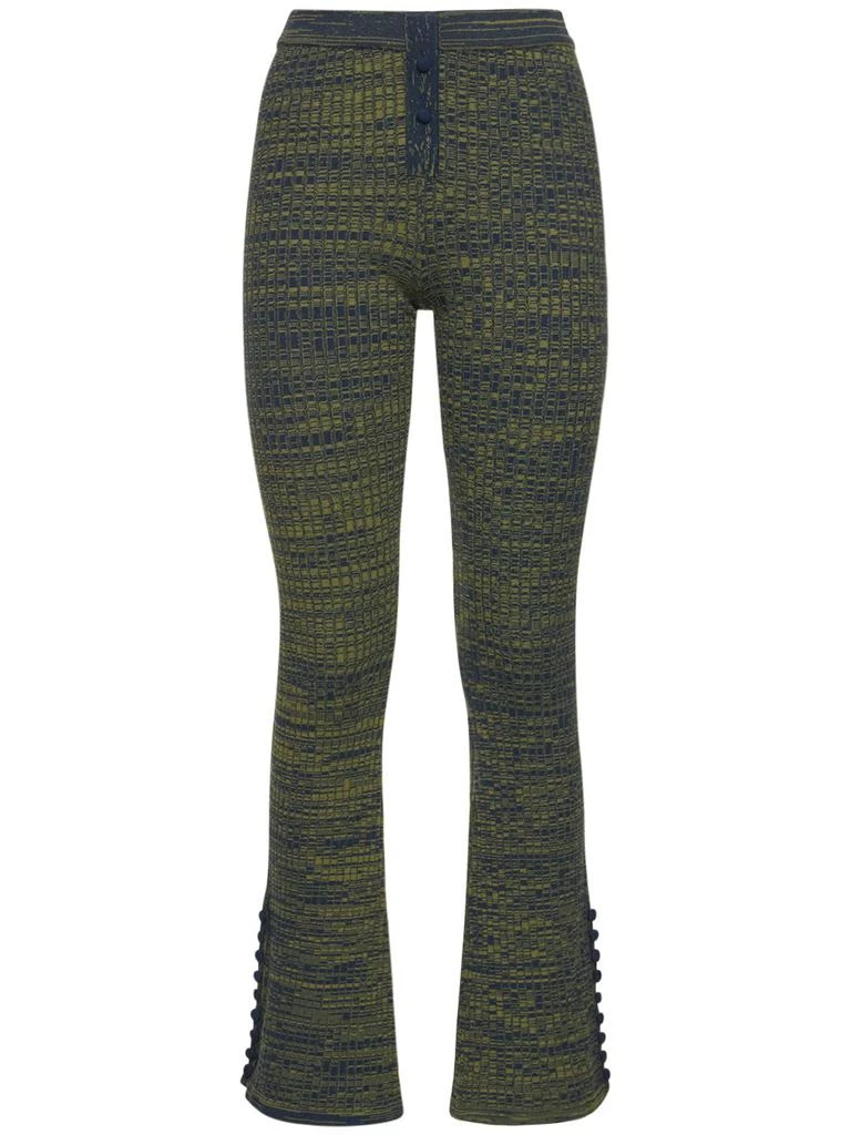 Live The Process Marl Flared Pants 1