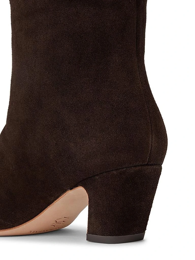 Loeffler Randall Cleo Suede Curved-Heel Boots 3