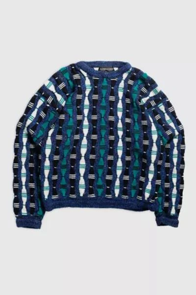Urban Outfitters Vintage Patterned Knit Sweater 099 1