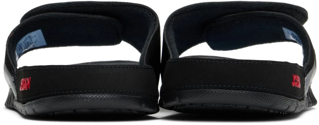 Jordan Black Hydro 5 Retro Pool Slides 2