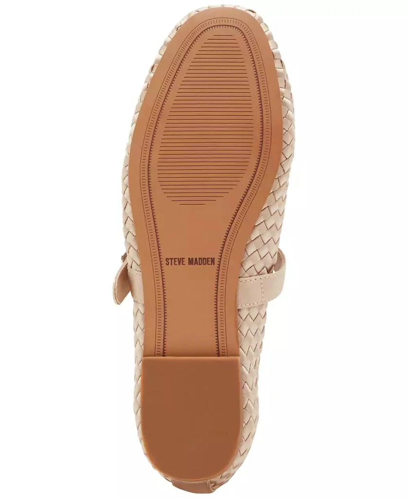 Steve Madden Women's Dreaming Woven Mary Jane Flats 5