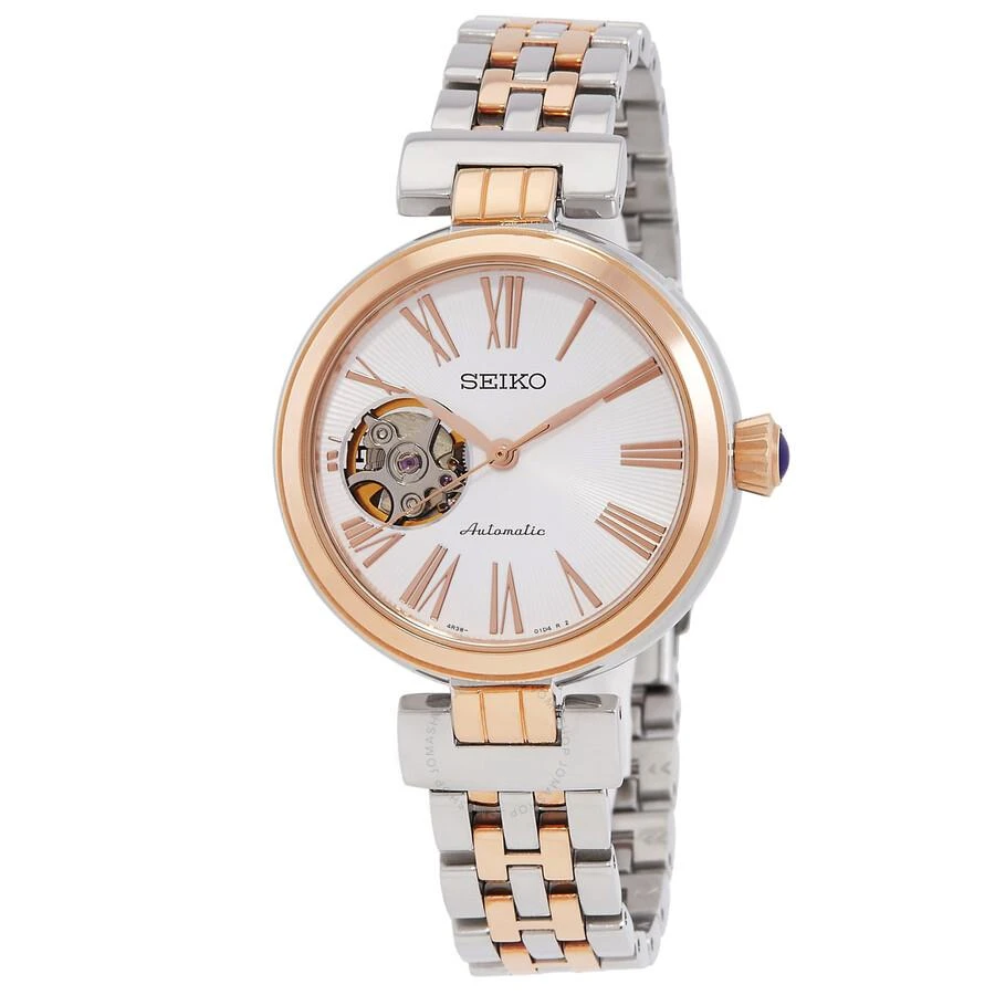 Seiko Automatic White Dial Ladies Watch SSA830K1 1