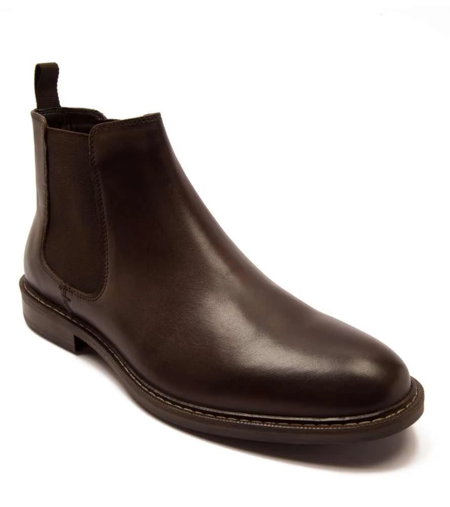 Thomas Crick THOMAS CRICK 
TRUMAN
 men
s formal leather chelsea boots in brown 4