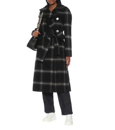 Stella McCartney Checked wool coat 2