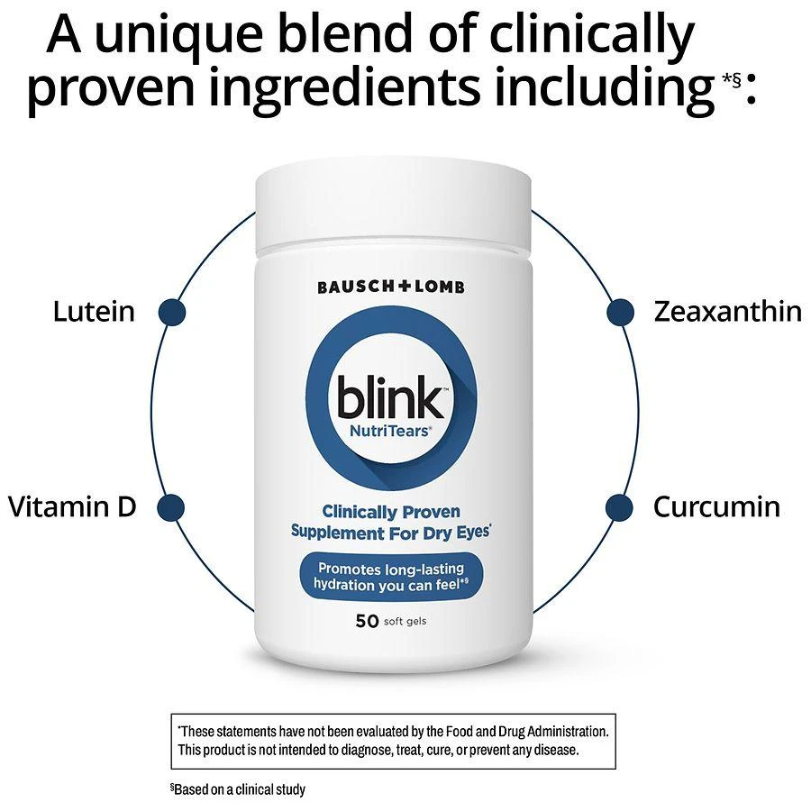 Blink NutriTears Dry Eye Supplement 3