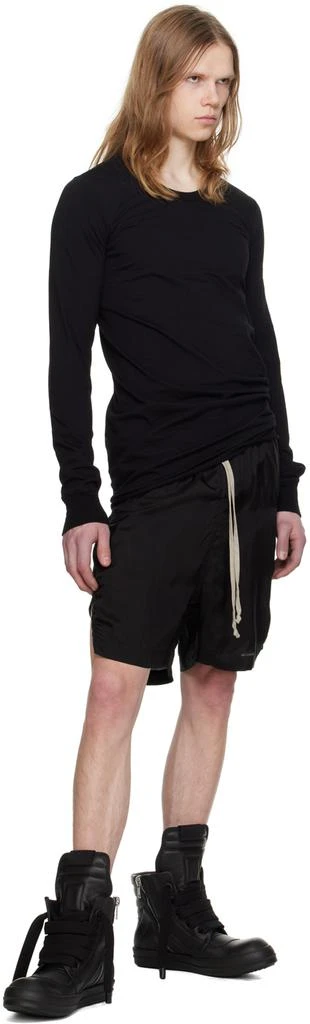 Rick Owens Black Jumbo Laced Geobasket Sneakers 5