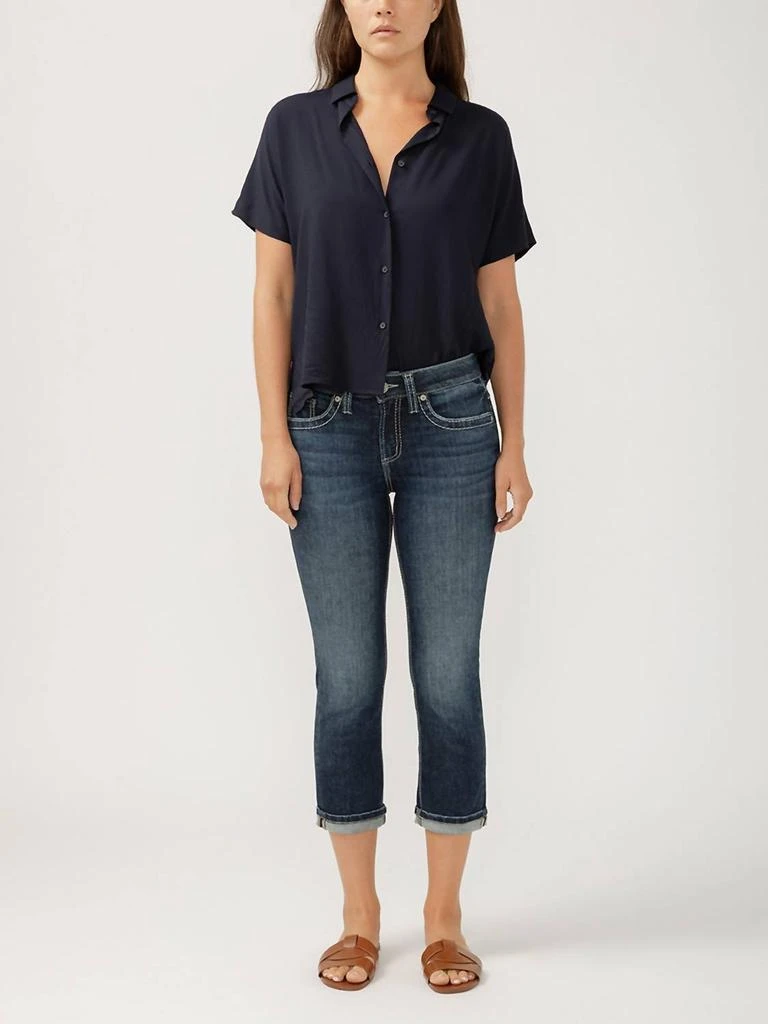 Silver Jeans Co Silver Jeans Co - Suki Capri Leg Jeans