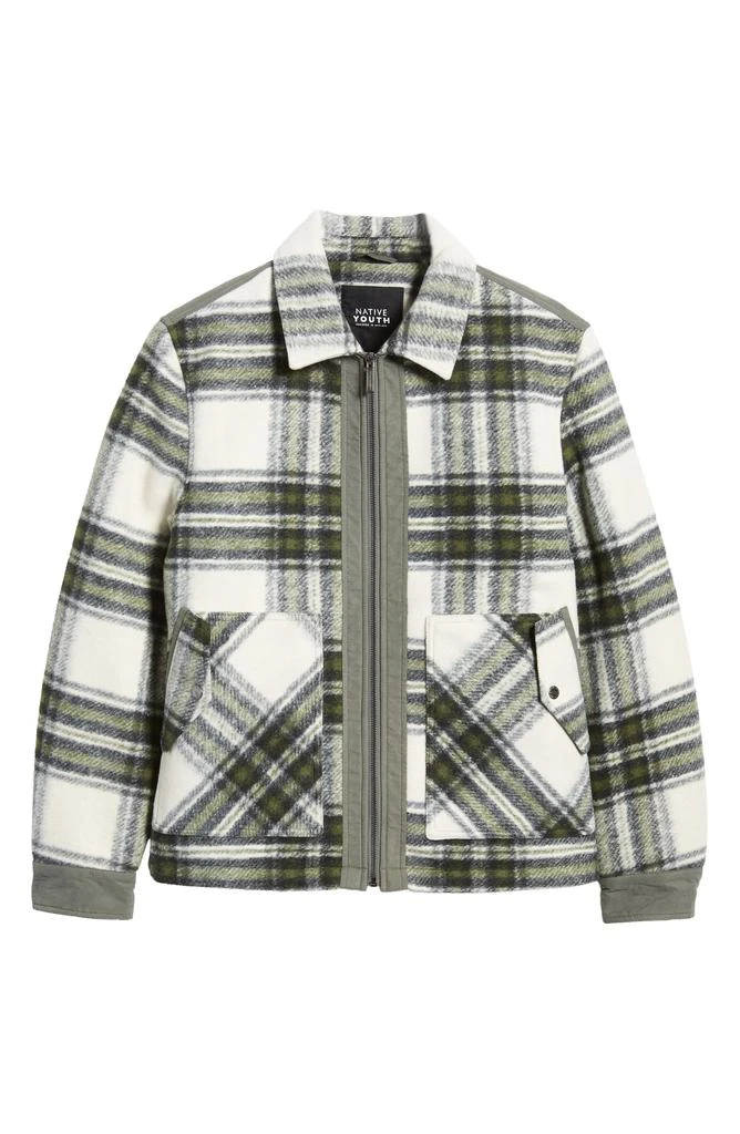 Native Youth Check Coach's Jacket 6