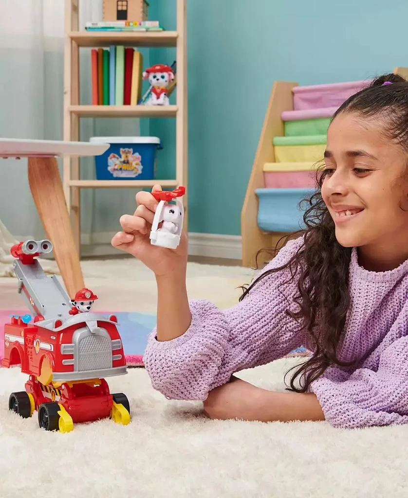 Paw Patrol Marshall Rise and Rescue Changing Toy Car with Action Figures a 9