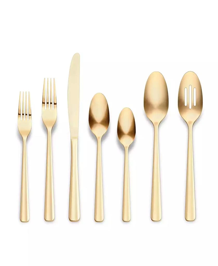 Ornative Alicja 42 Piece Flatware Set with Wire Caddy, Service for 8 1