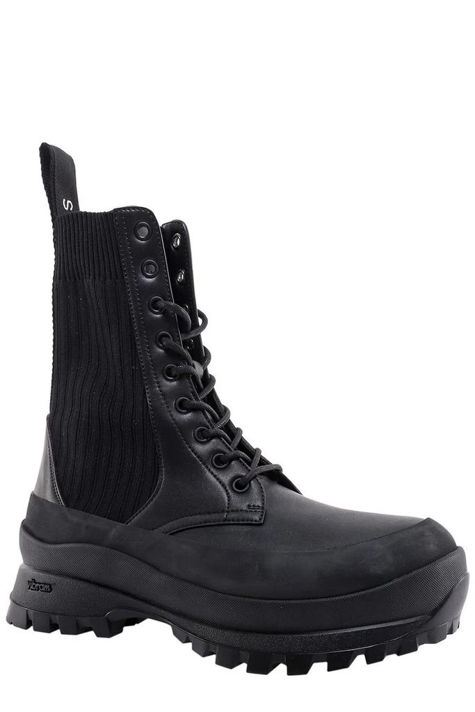 Stella McCartney Stella McCartney Chelsea Knit Lace-Up Trace Boots 2
