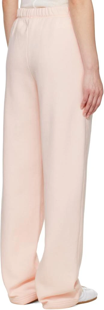 SKIMS Pink Cotton Fleece Classic Straight Leg Sweatpants 3