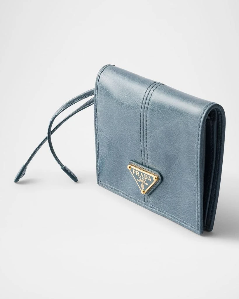 Prada Small Bifold Leather Wallet 2