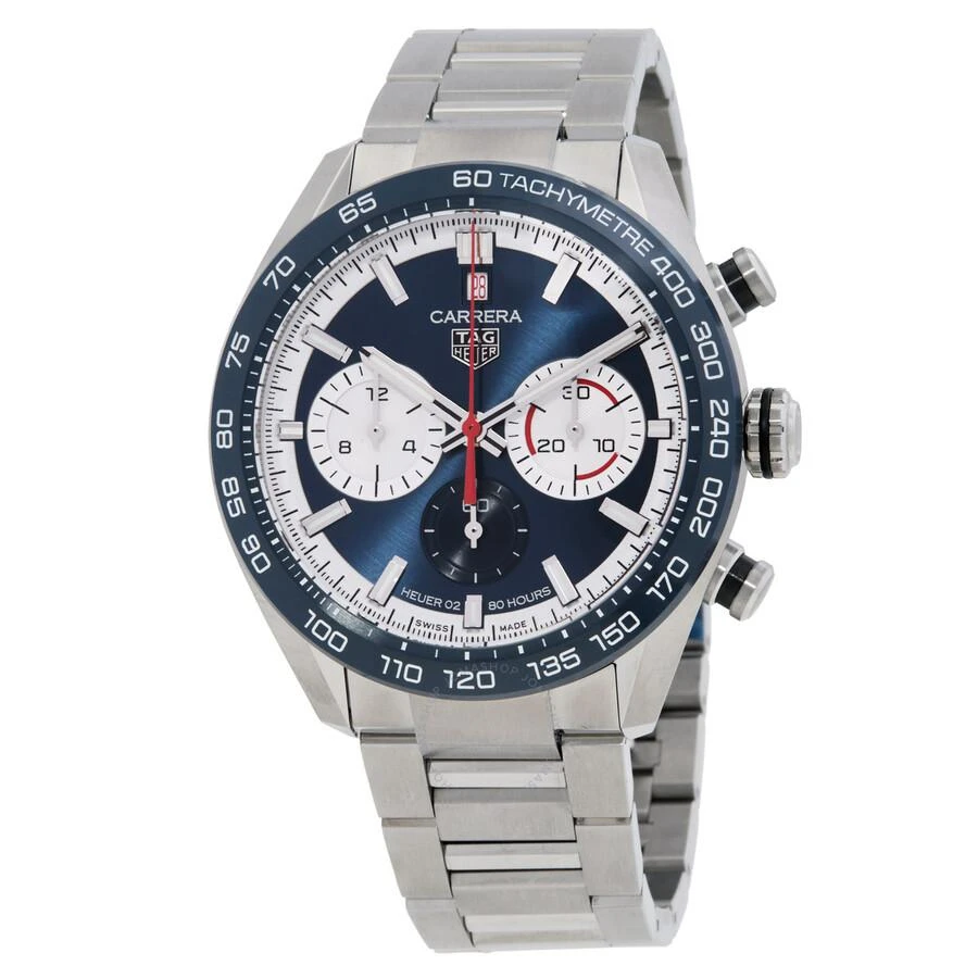 TAG Heuer Carrera Chronograph Automatic Blue Dial Men's Watch CBN2A1E.BA0643 1
