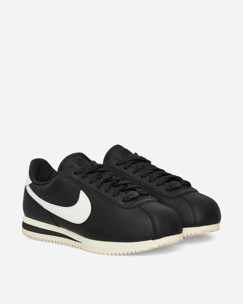 NIKE Women's Cortez 23 Premium Sneakers Black / Sail 3