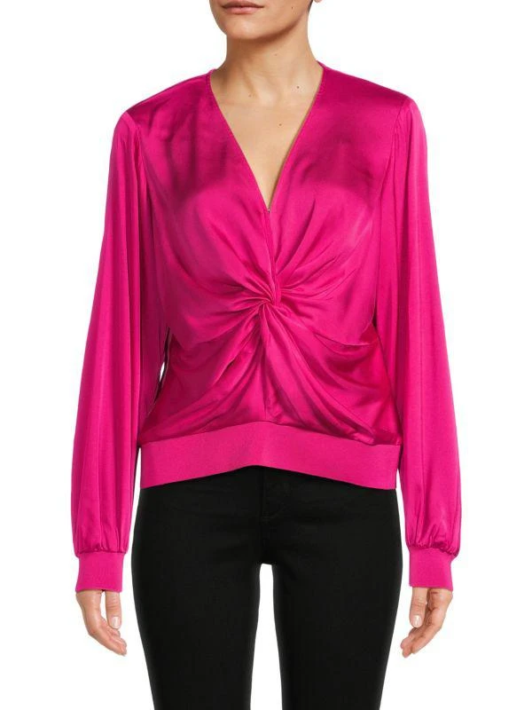 Donna Karan Twisted Front Blouse 1