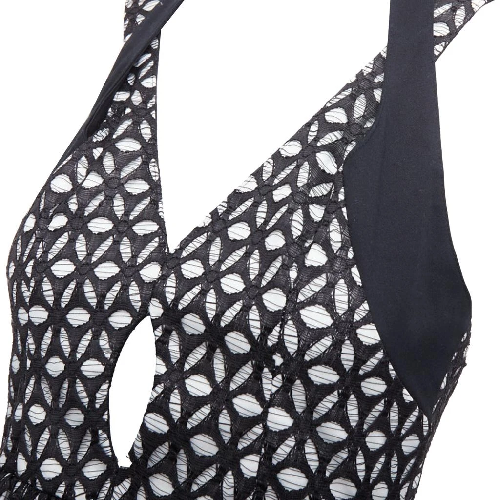 Alice McCall Alice Mccall Dust To Glory Eyelet Overlay Halter Mini Dress 2