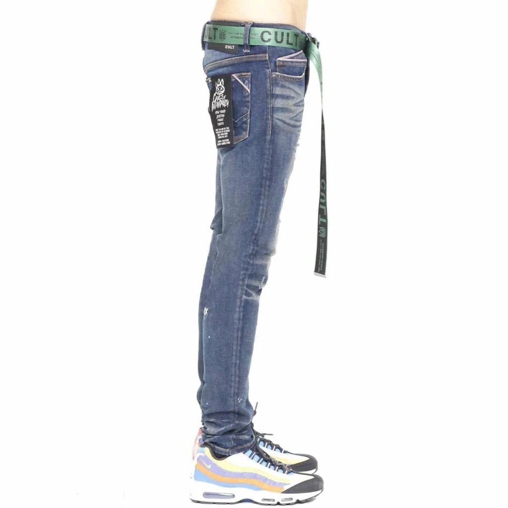 Cult Of Individuality Men's Punk Super Skinny Belted Jean In Reyn 2